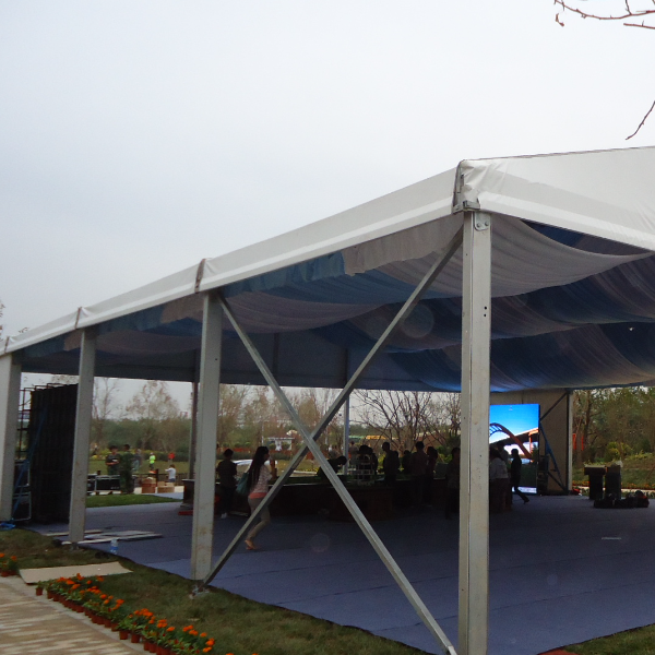 全净空无阻碍地产展示篷房 自由动线规划艺术展位 模块化定制活动房