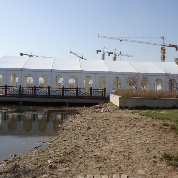 高端地产活动篷房 售楼处开盘仪式临时接待篷房