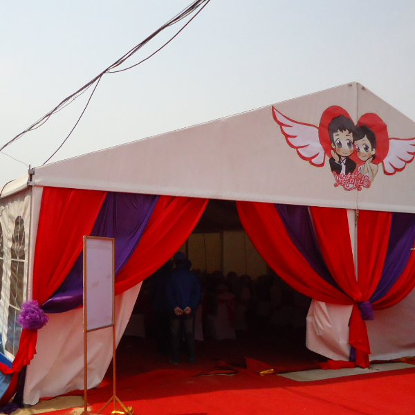 婚庆宴会蓬房 | 冬暖夏凉可装空调/电扇/锅炉 | 8x15米仅2-3小时搭建