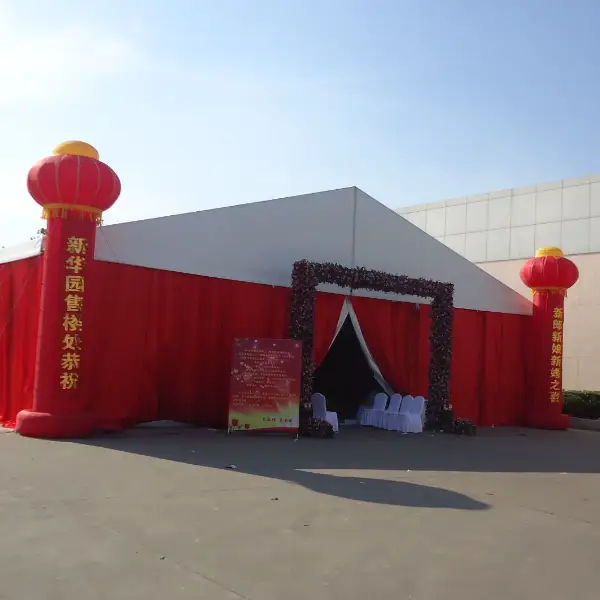 婚庆宴会蓬房 | 冬暖夏凉可装空调/电扇/锅炉 | 8x15米仅2-3小时搭建